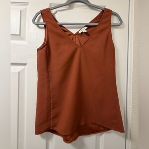 Nordstrom Terracotta Blouse XXS